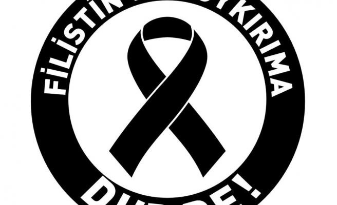 Urfa’daki iş yerlerinden Gazze’deki soykırıma kokartlı eylem