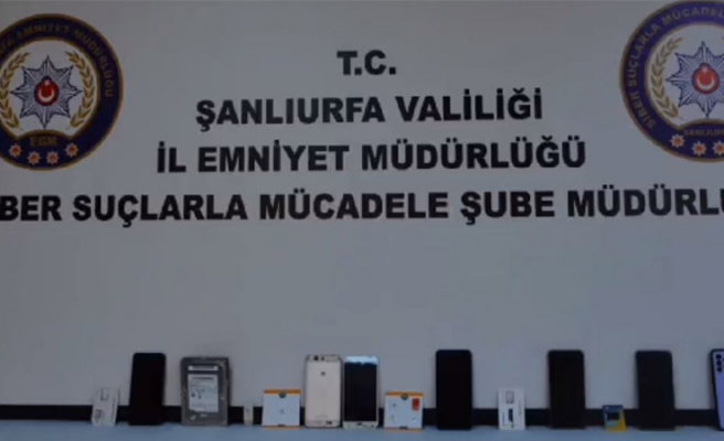 Şanlıurfa'da sosyal medya dolandırıcılığı operasyonu