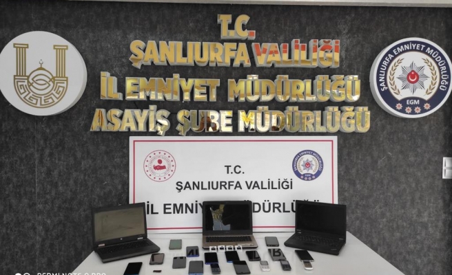 Şanlıurfa'da telefon dolandırıcılığı çetesi çökertildi