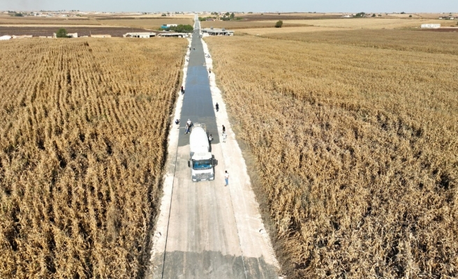 Büyükşehirden yol çalışması
