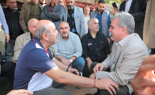 Başkan Beyazgül’den esnaf ziyareti