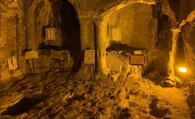 Kızılkoyun Nekropol’ünde Ebru Sergisi