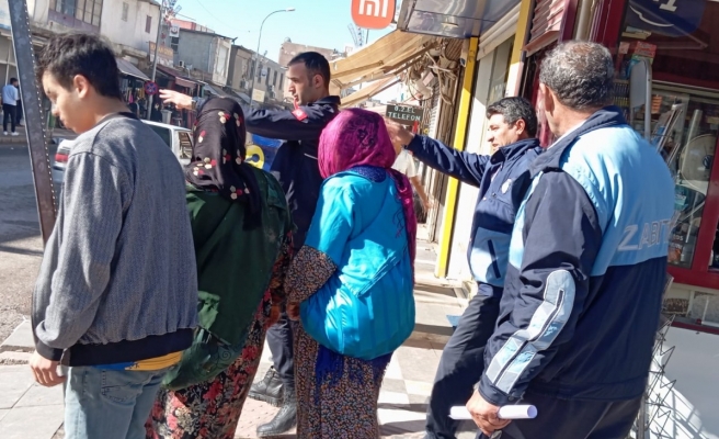 Viranşehir'de zabıtadan dilenci operasyonu