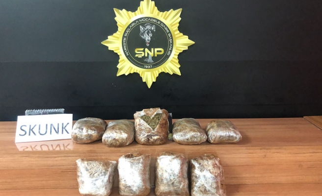 Şanlıurfa'da 4 kilo skunk ele geçirildi