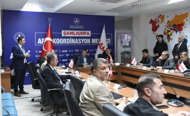 Şanlıurfa'da şiddetli yağışlara karşı tedbirler değerlendirildi