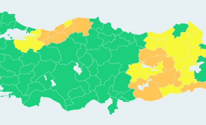 AFAD'dan Şanlıurfa dahil 31 il için meteorolojik uyarı