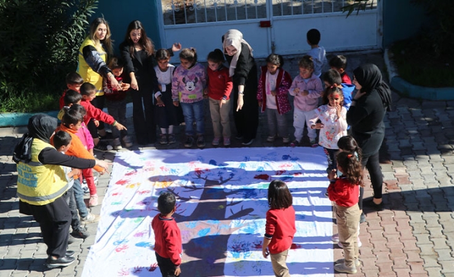 Haliliye’de uzman psikologlar çocuklarla buluştu