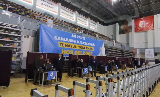 Şanlıurfa AK Parti’de temayül yoklaması başladı!