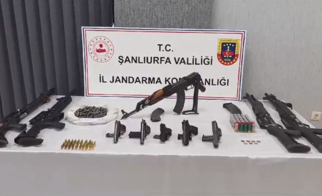 Viranşehir'de silah ve mühimmat kaçakçılığı operasyonu