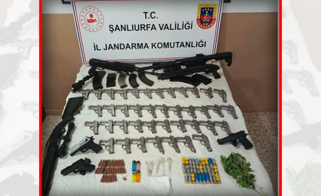 Haliliye'de silah ve uyuşturucu ele geçirildi: 1 kişi gözaltına alındı