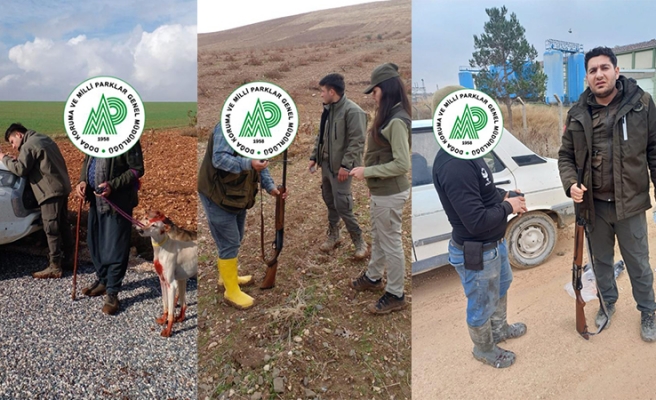 Şanlıurfa'da usulsüz avcılık denetimlerinde 8 kişiye ceza uygulandı